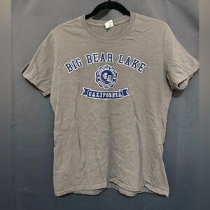 M Grey Big Bear Lake California tshirt
